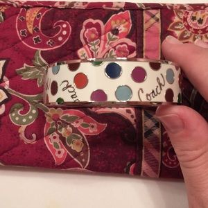 SUNDAY SALE Coach bangle multicolored dot