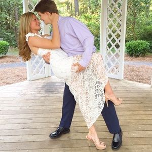 White date,homecoming, prom, event dress.