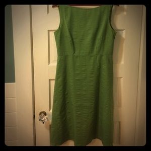 J.Crew size 10 apple green cotton dress