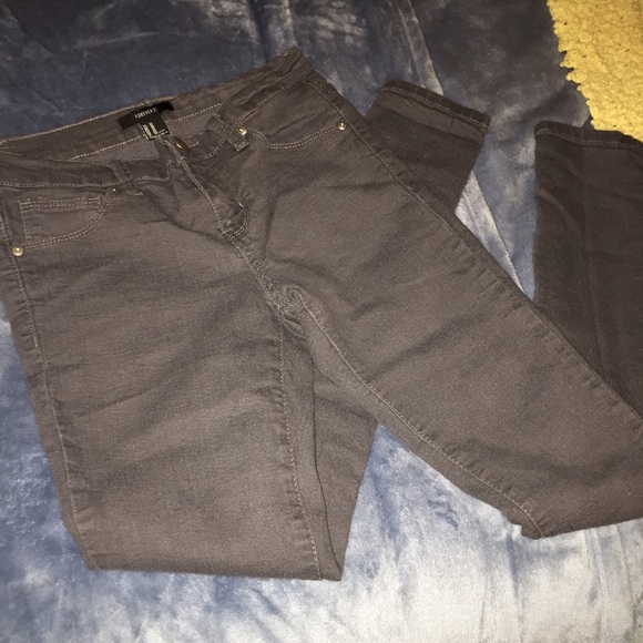 Grey Classic Skinny Jeans