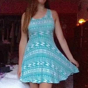Mint Aztec Dress