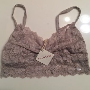 Nude bralette.