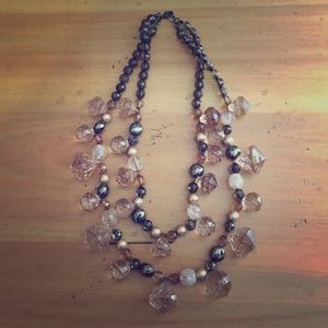 Anthropologie Shades of Brown Necklace