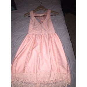 Light pink dress!