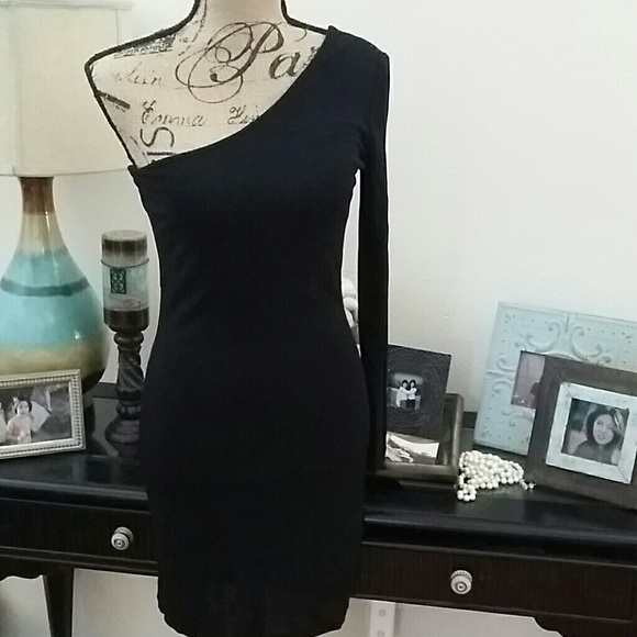 Intermix Black Dress