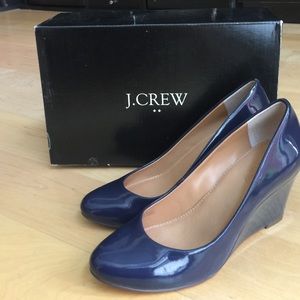 Jcrew Sylvia Patent Wedges