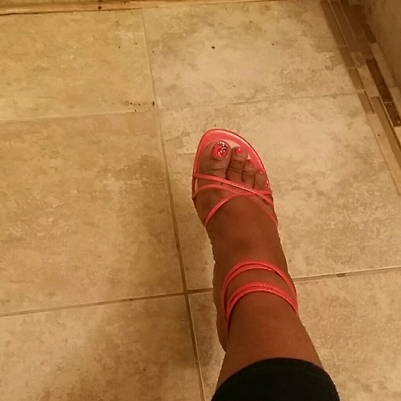 Strappy heels