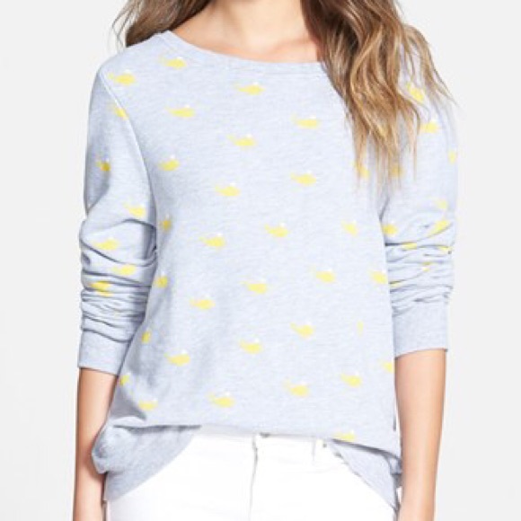 [NWT] Wildfox Whale Print Pullover