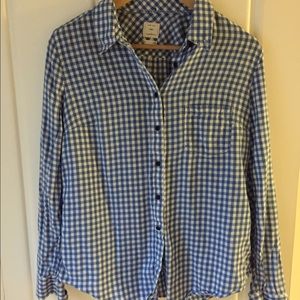 Gap gingham flannel