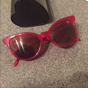 Red Wildfox Le Femme Cat-Eye Sunglasses