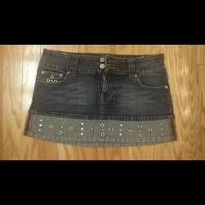 Jean Mini Skirt