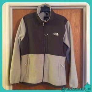 Grey North Face Denali Jacket