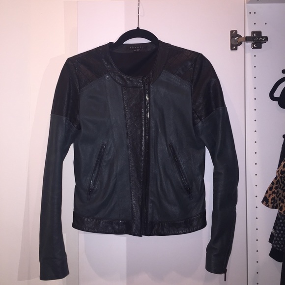 Theory Maisie leather jacket