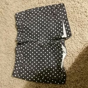 Polka dotted shorts