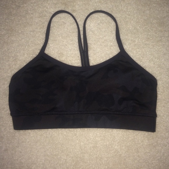 Lulu Lemon Camo Black Sports Bra