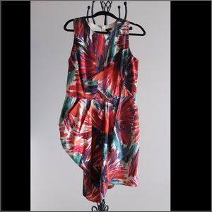 Ann Taylor summer floral print shift dress