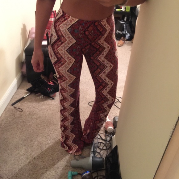 Boho flare pants