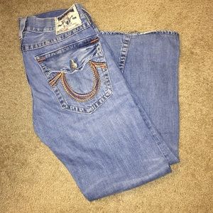 True Religion Men's 34 Flair Jeans