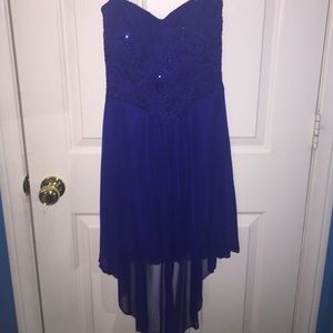 Dark blue dress