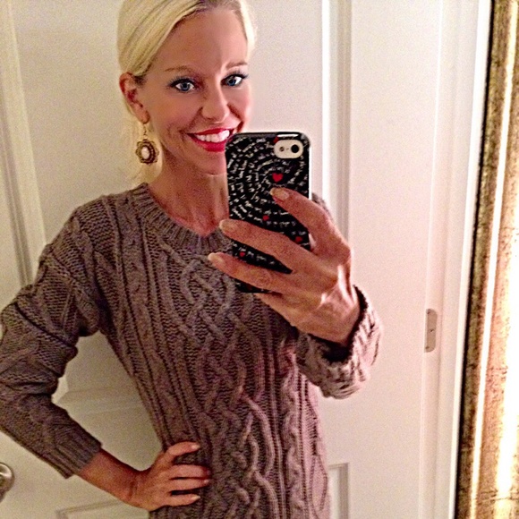 moda international sweater dress