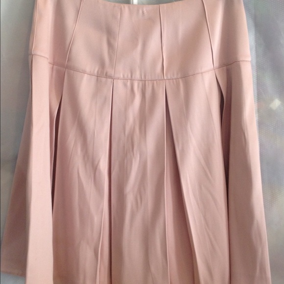 INC pink Silk Wide Panel Skirt