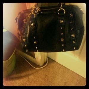 Black and Gold Handbag