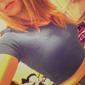 American apparel crop top