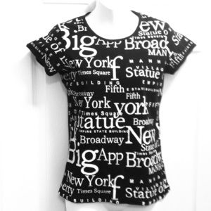 Jay Joshua graphic New York Top