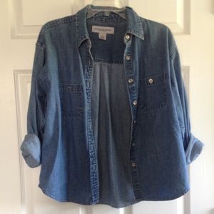 Vintage denim button down shirt