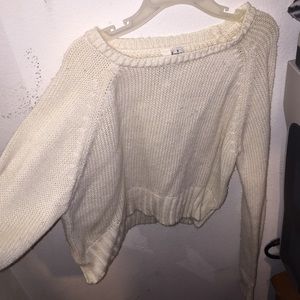 WHITE KNIT!!