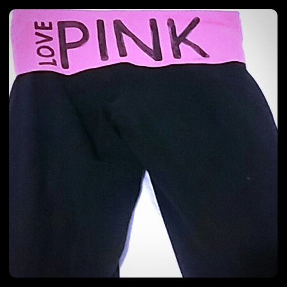 Pink yoga pants