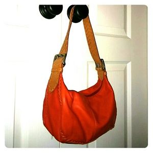SALE!!!!!!!Fossil Orange Hobo