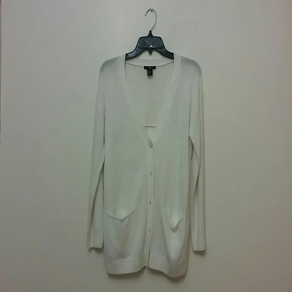 Winter white cardigan