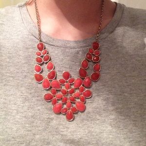 Adorable Peach & Gold Necklace