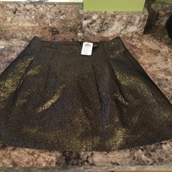 Windsor high waisted metallic skirt