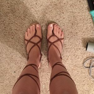 Colin Stuart Gladiator wrap sandal