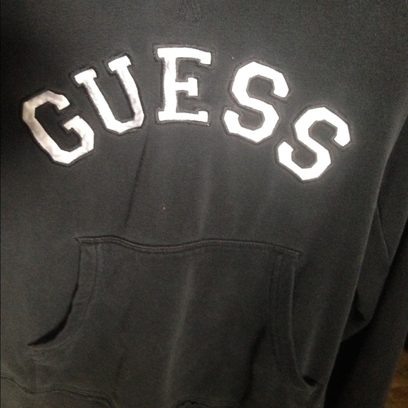 Hooded Sweatshirt by GUESS JEANS medium black - Picture 1 of 4