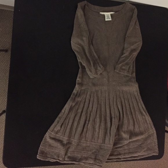 Max Studio Small Tan Sweater Dress