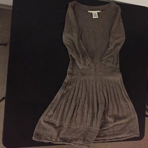 Max Studio Small Tan Sweater Dress
