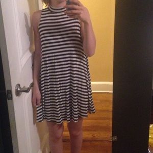🚫TRADED🚫Soprano Striped Turtleneck Dress