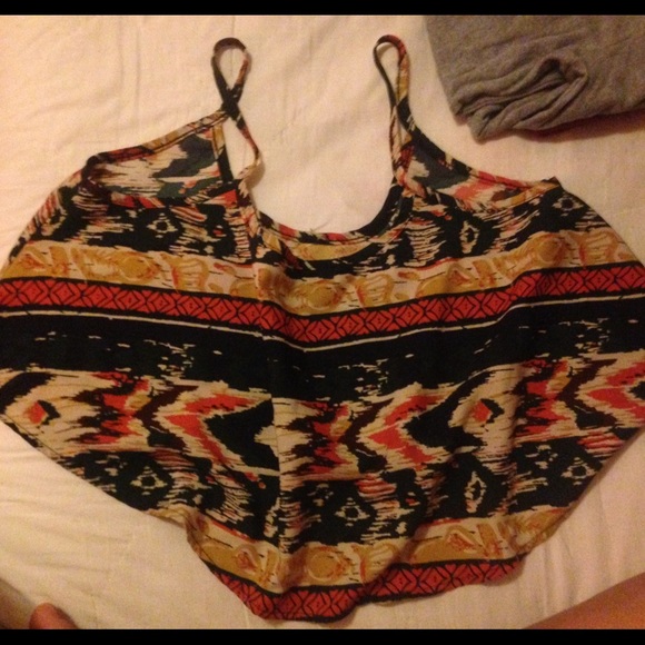 Printed crop top - Picture 2 of 2