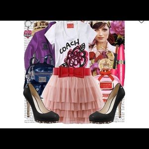 Coach Poppy Rose Tee