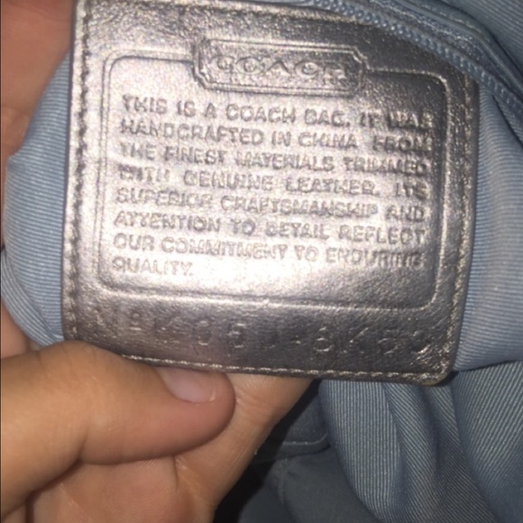 Authentic Coach tote - Picture 2 of 2