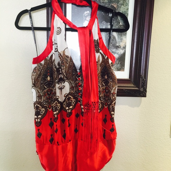 Bebe silk top
