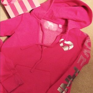 VS Pink sweatshirt with sparkle