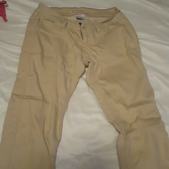 Womens khaki skinny jeans