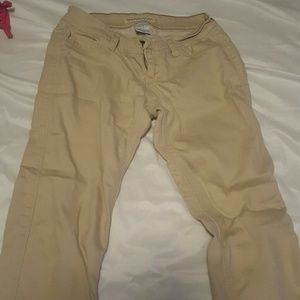 Womens khaki skinny jeans