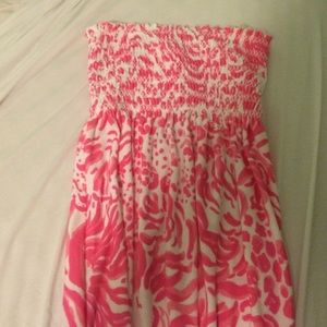 Lily Pulitzer  Pink and white Bridgette dress