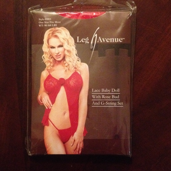 Leg Avenue Baby Doll w/ G-String NWT