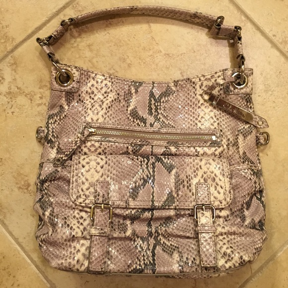 Beautiful, Cole Haan faux snakeskin bag!